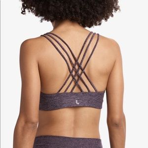 Lolë Half Moon Bra - Berry Punch Heather - Size M BRAND NEW WITH TAGS nwt